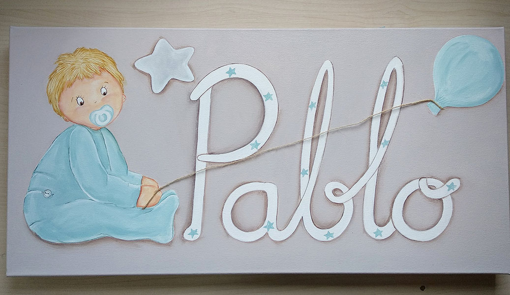 cuadro infantil personalizado