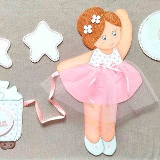 BAILARINA CON CARRITO DE ESTRELLAS