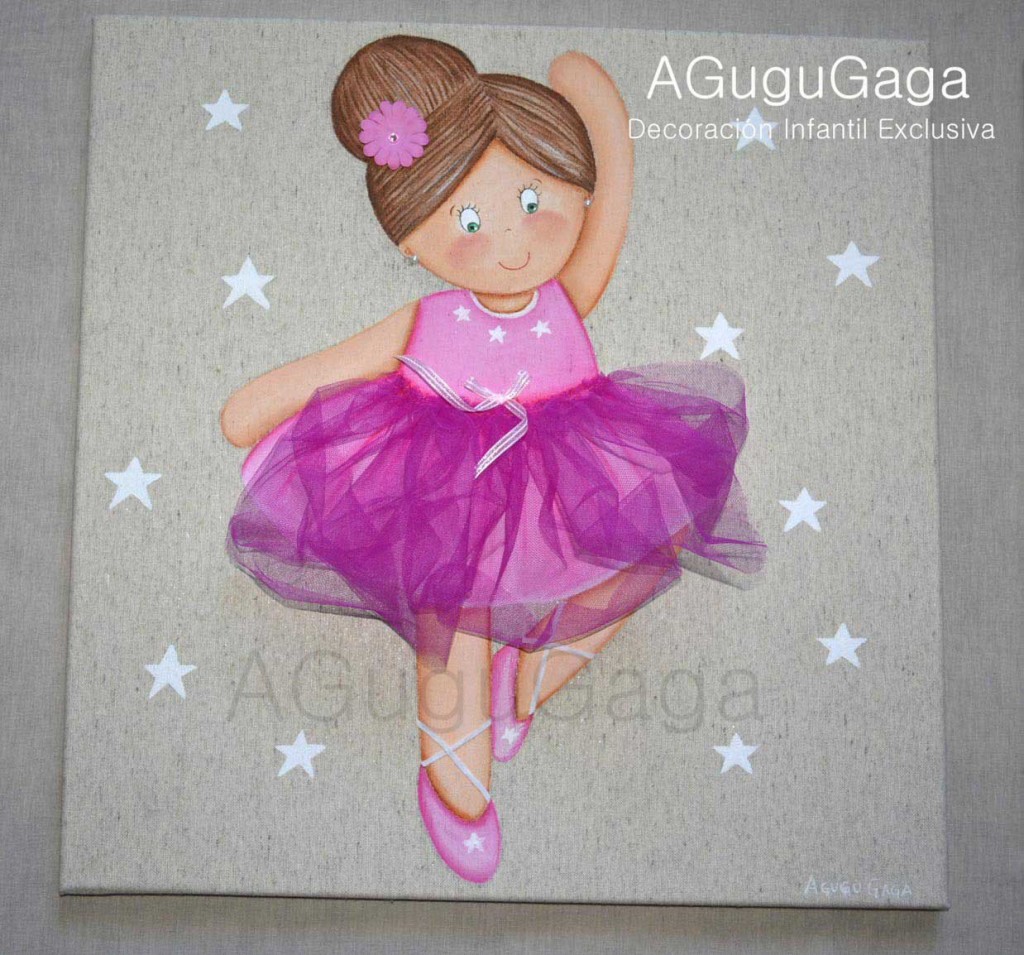 Cuadro Infantil Bailarina GuguGaga