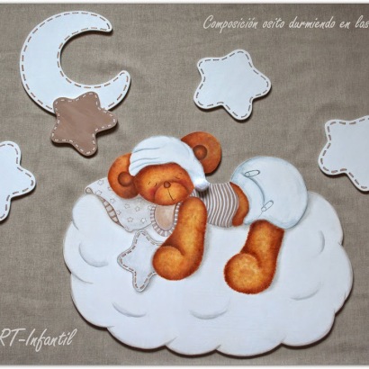 decoración infantil siluetas de madera