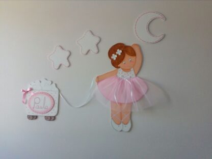 BAILARINA CON CARRITO DECORACION INFANTIL