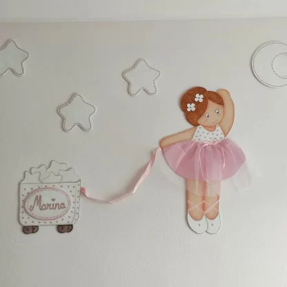 BAILARINA CON CARRITO DECORACIÓN INFANTIL