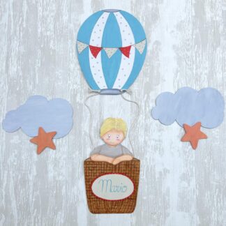 niño en globo decoración infantil