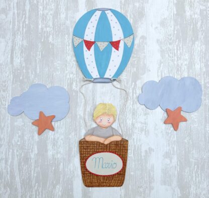 niño en globo decoración infantil