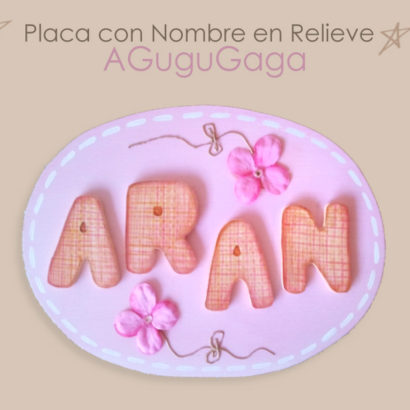 PLACA CON NOMBRE PARA PUERTA