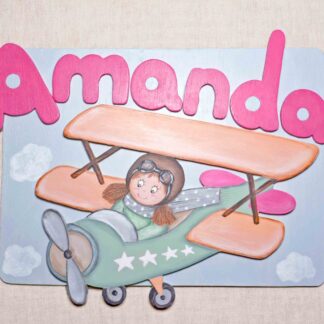 PLACA INFANTIL PUERTA