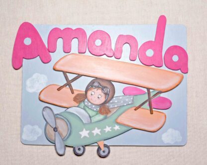 PLACA INFANTIL PUERTA