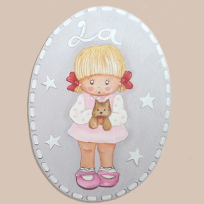 PLACA INFANTIL PARA PUERTA
