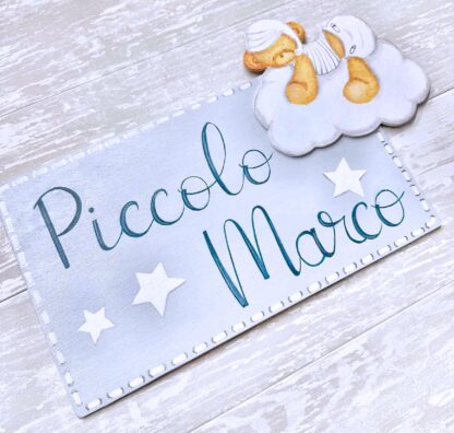 PLACA INFANTIL DE MADERA