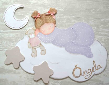Siluetas Infantiles BEBÉ DORMIDITA (personalizable) - Imagen 4