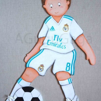 SILUETA infantil niño futbolista
