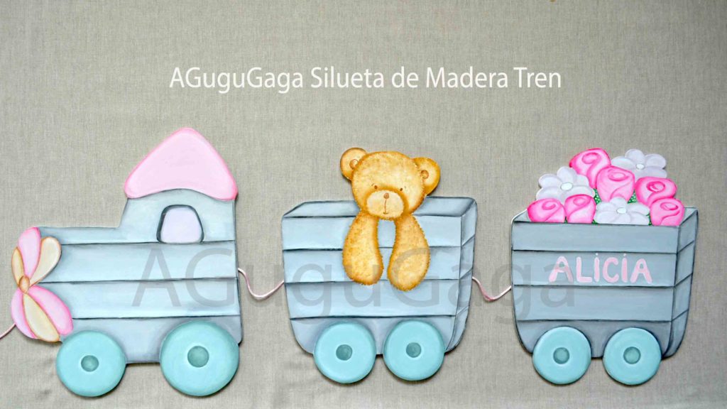 SILUETA TREN DE MADERA AGUGUGAGA 