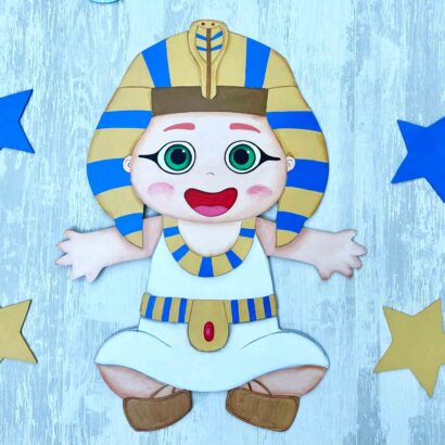 SILUETAS INFANTILES FARAON