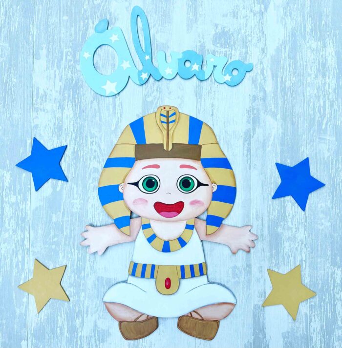 SILUETAS INFANTILES FARAÓN