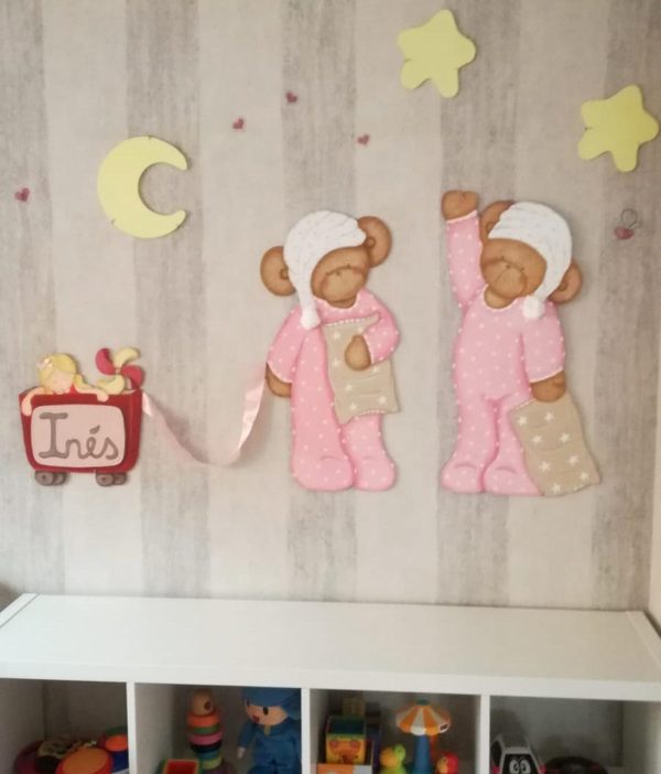 DECORACIÓN HABITACION DE BEBÉ CON OSITOS