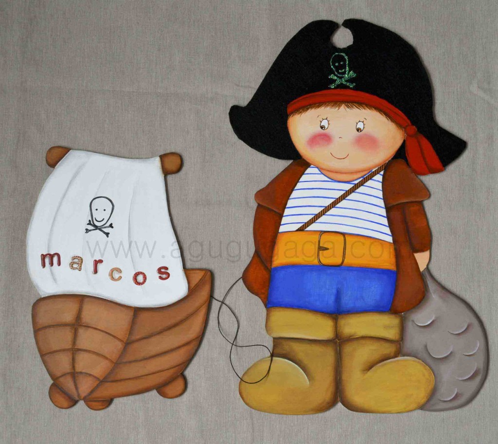 SILUETAS-DE-MADERA-PIRATA-CON-BARCO-AGUGUGAGA