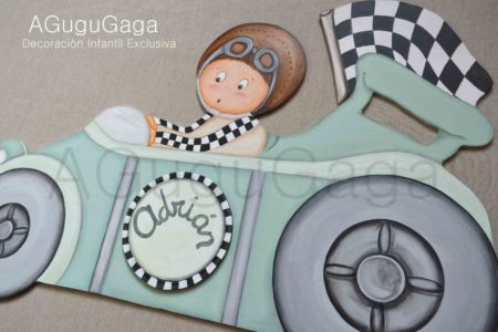 Silueta de Madera COCHE CARRERAS II (personalizable) - Imagen 4