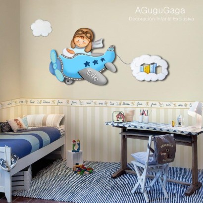 siluetas de madera decoración infantil