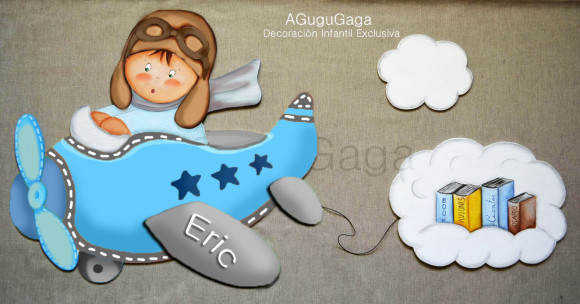 Silueta de Madera AVIADOR III (personalizable) - Imagen 2