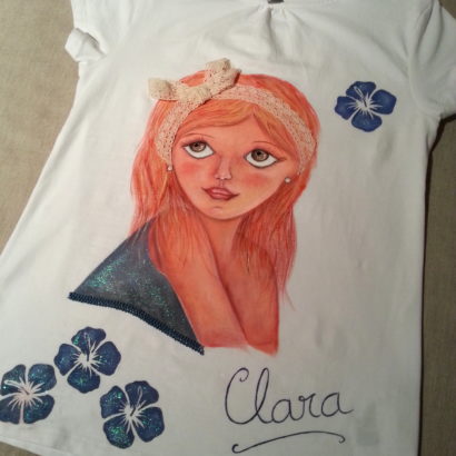 CAMISETA PINTADA A MANO PERSONALIZADA