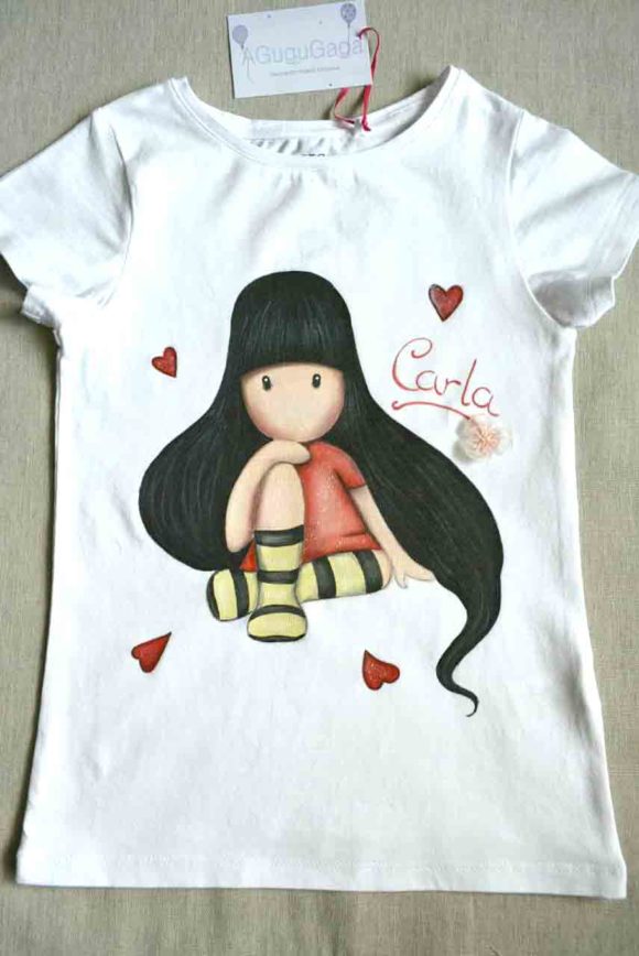CAMISETA PINTADA A MANO PERSONALIZADA (NO EN VENTA)