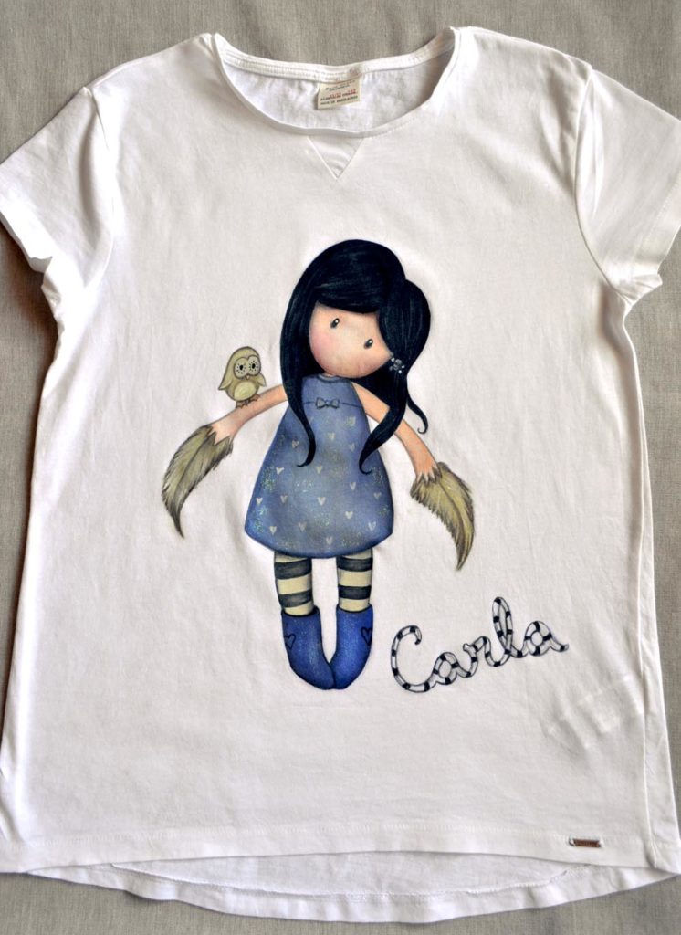 camiseta pintada a mano 4