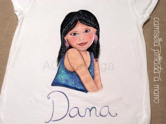 CAMISETA PERSONALIZADA NIÑA (PINTADA A MANO) - Imagen 2