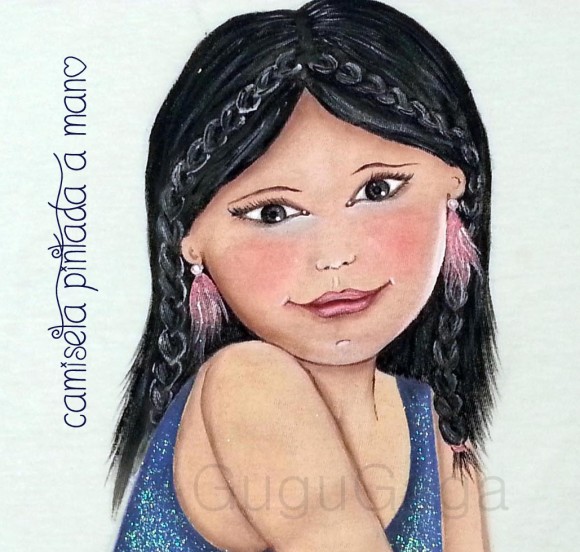 CAMISETA PERSONALIZADA NIÑA (PINTADA A MANO) - Imagen 4