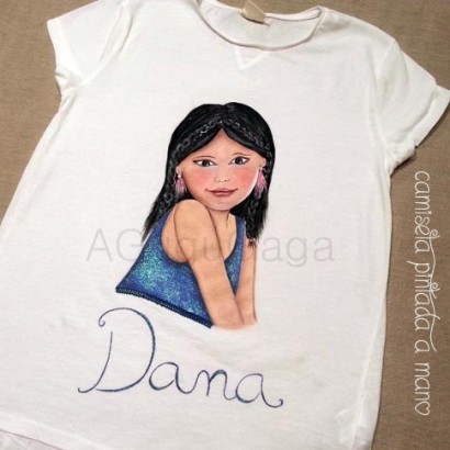 CAMISETA PERSONALIZADA NIÑA (PINTADA A MANO)