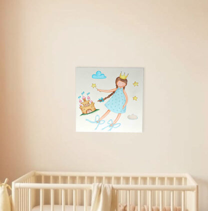 cuadro infantil hada azul