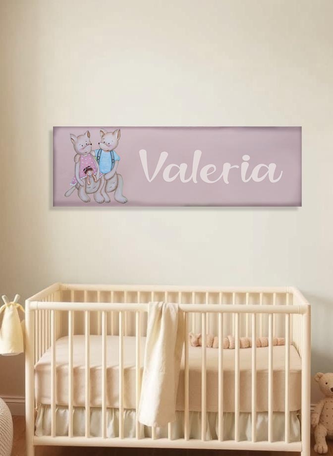 cuadro infantil canguros para la decoración infantil