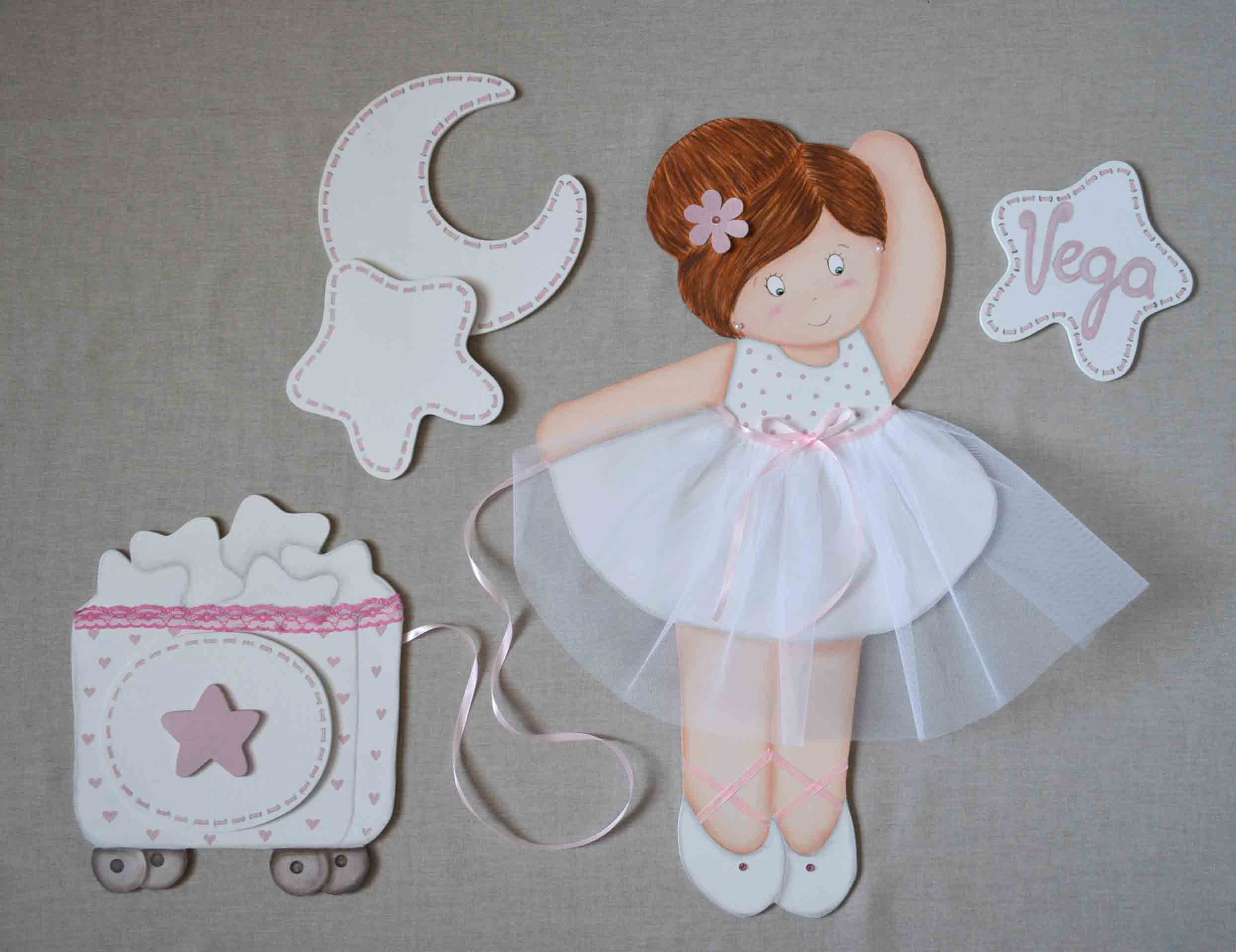 SILUETA DE MADERA BAILARINA