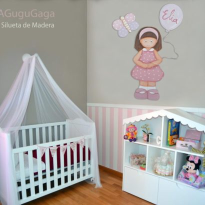 decoracion infantil siluetas de madera