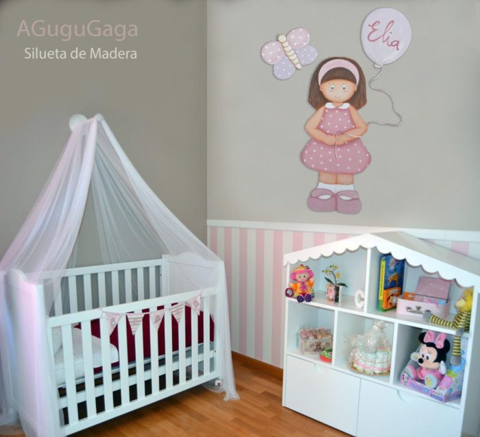 decoracion infantil siluetas de madera