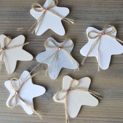 complementos siluetas estrellas con lazo