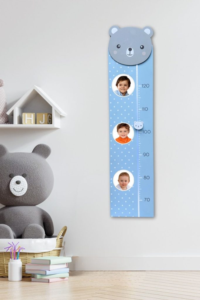 medidor de pared infantil