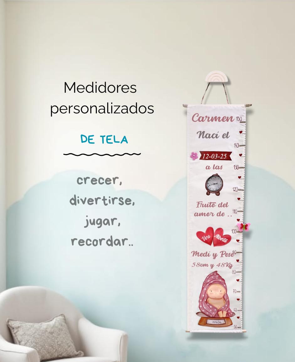 MEDIDORES INFANTILES DE PARED