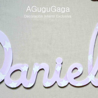 nombre en madera daniela