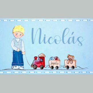 placa puerta infantil