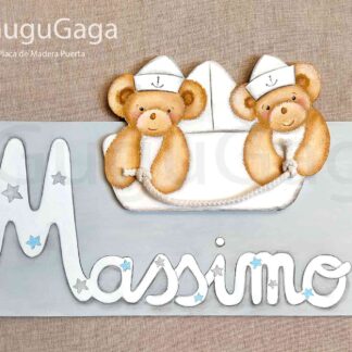 PLACA INFANTIL OSITOS