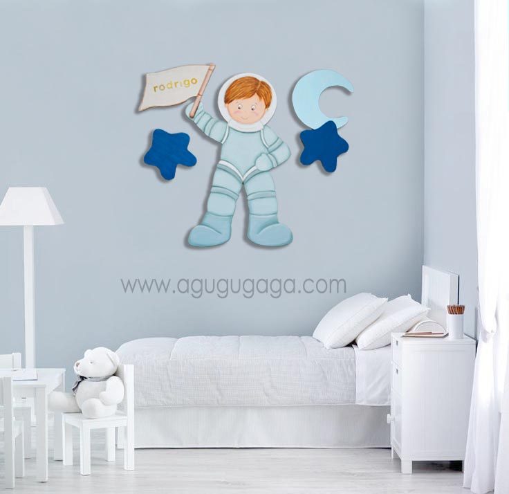 decoración infantil siluetas de madera