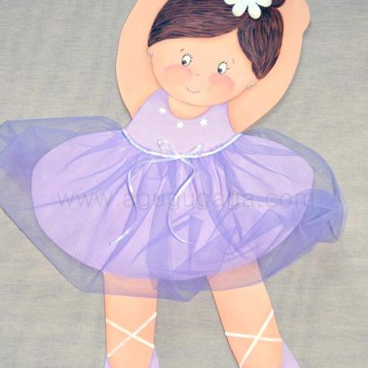 SILUETAS BAILARINAS MALVA