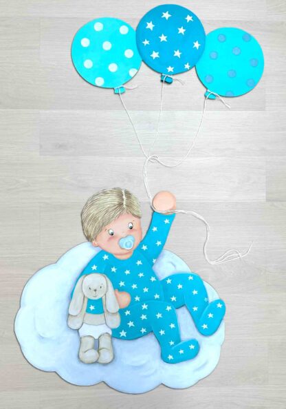 decoración infantil bebe con globos