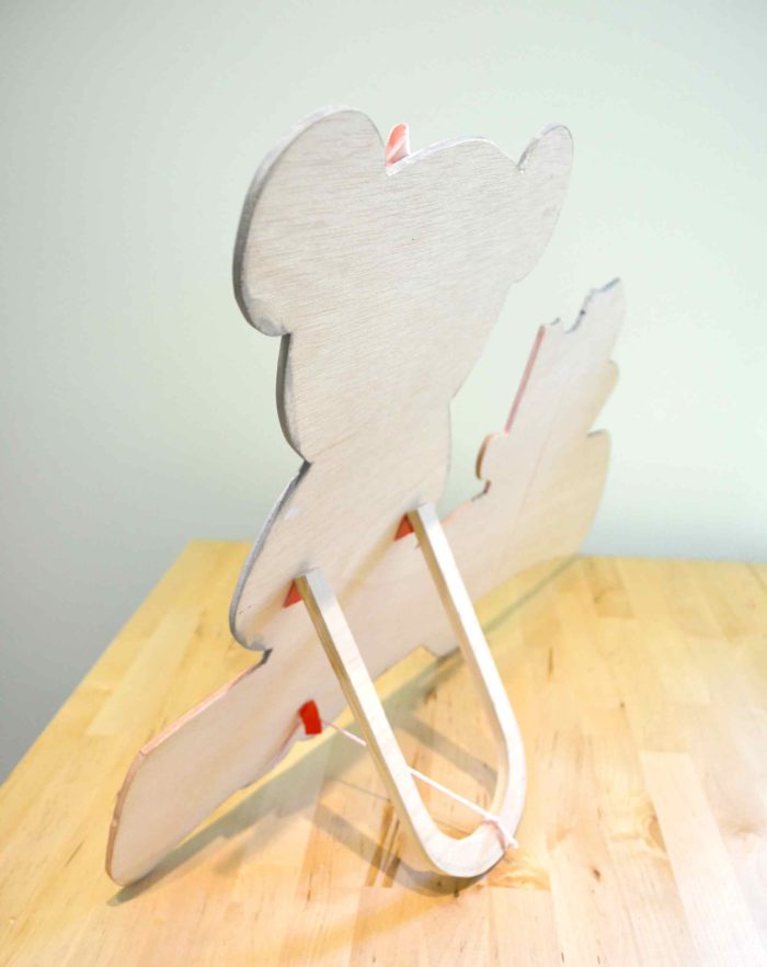 SILUETAS DE MADERA KOALA
